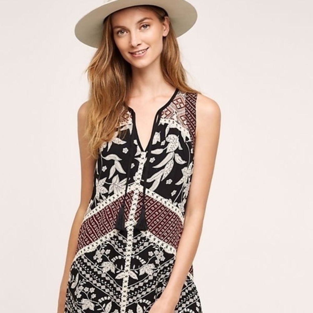 Anthropologie  Floreat Grasslands Midi Dress 2